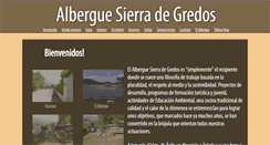 Desktop Screenshot of alberguesierradegredos.net