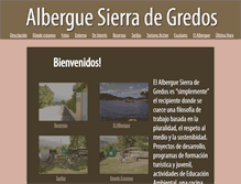 Tablet Screenshot of alberguesierradegredos.net